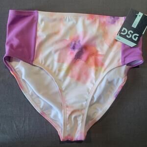 DSG Girls Swim Bottoms Inky Overdye Warm Sz XL (16) New With Tags MSRP$17.99